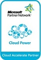 Microsoft　クラウドパートナー　ロゴ